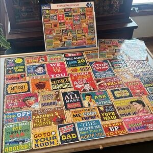 White Mountain 'Things Parents Say' Puzzle -